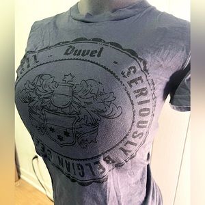 Duvel Moortgat Belgian Beer T-shirt Gray Size M in Ladies